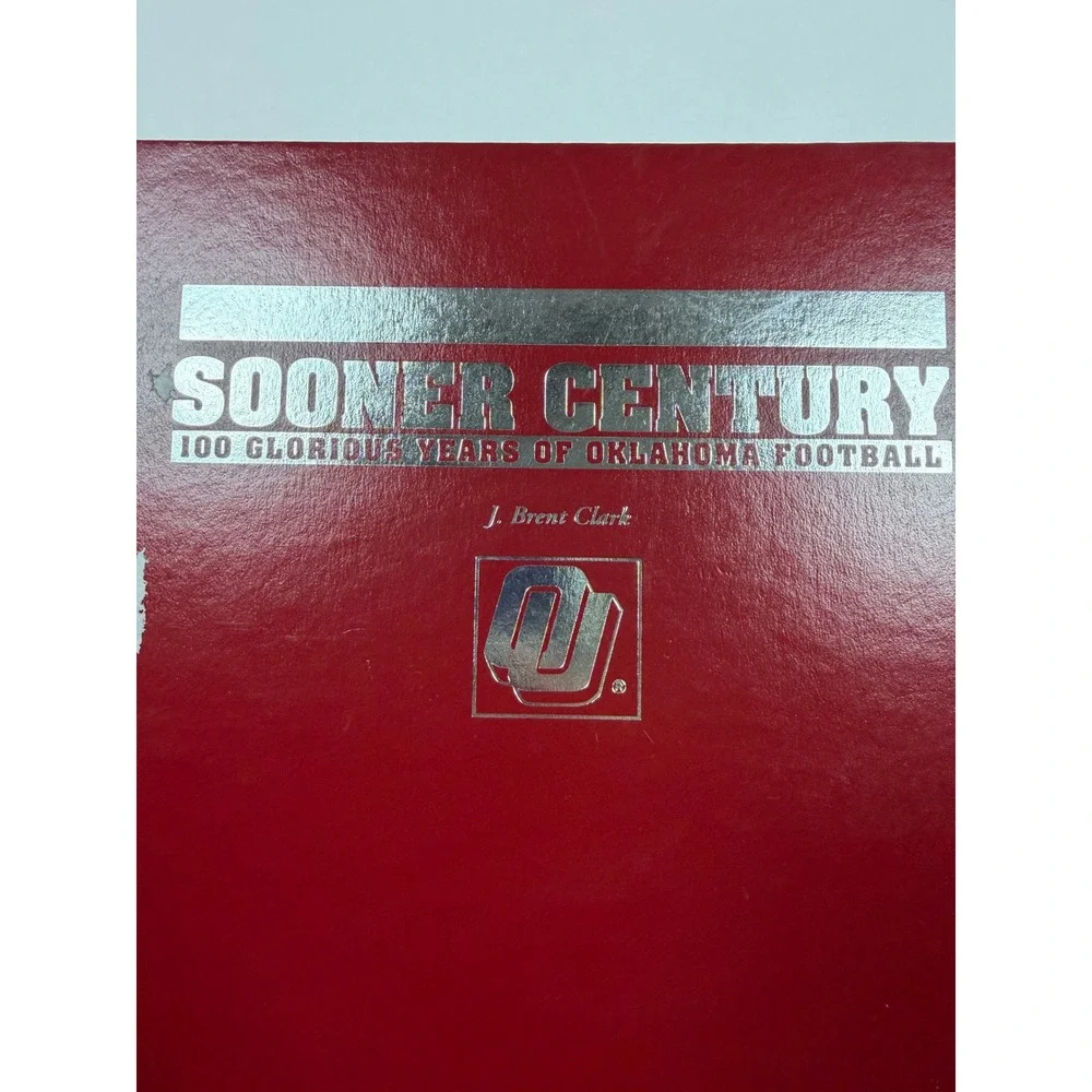Sooner Century Oklahoma Football Hardcover Book 1995 J. Brent Clark OU Sooners‎